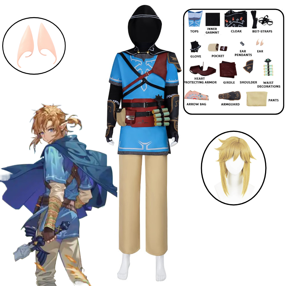 Link Cosplay Costume Game Tear - Party Games Kids And Adults ulasan dan harga
