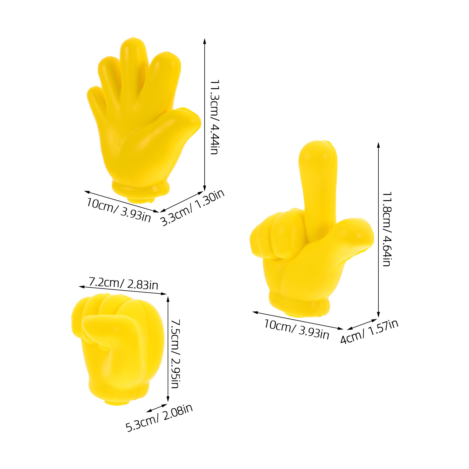 3Pcs Hand Gesture Game Stress  - Party Games Kids And Adults ulasan dan harga