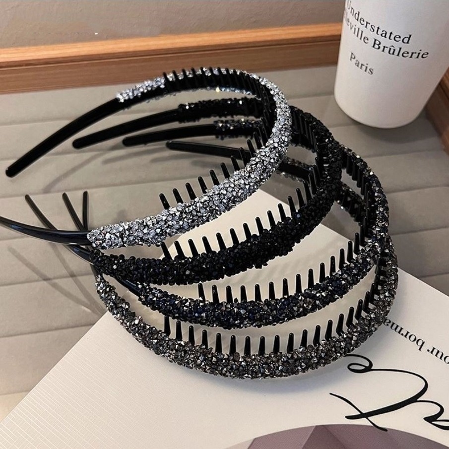 Non-slip Rhinestone Hair Hoops - Ring Toss Outdoor ulasan dan harga