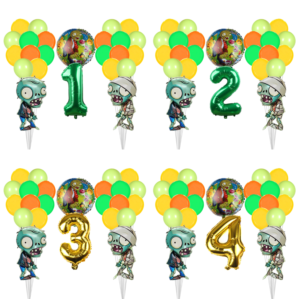 Plants vs Zombies Game Balloon - Party Games Bunny ulasan dan harga