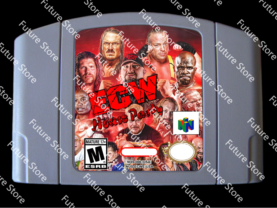 64 Bit Games ** ECW House Part - Party Games Nintendo ulasan dan harga