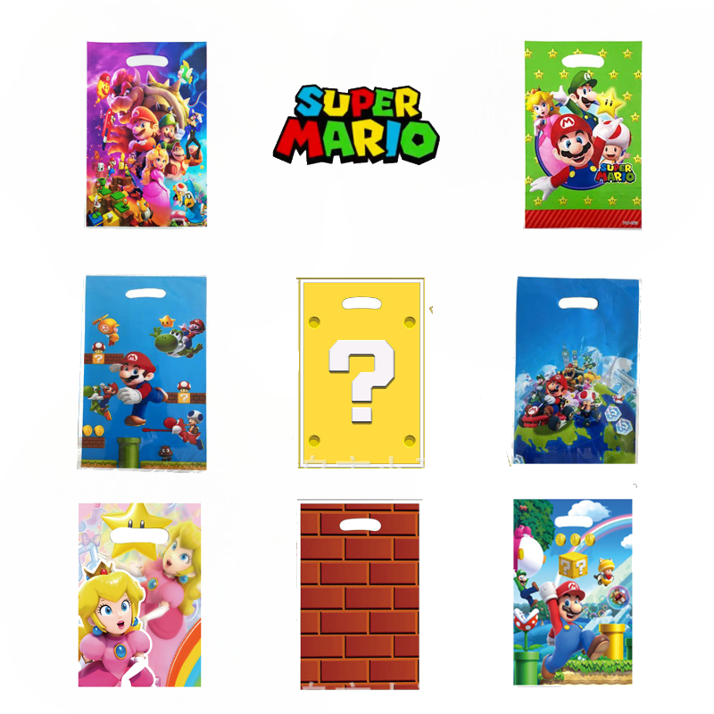 20pcs Super Mary Anime Gift Ba - Party Games Mario ulasan dan harga