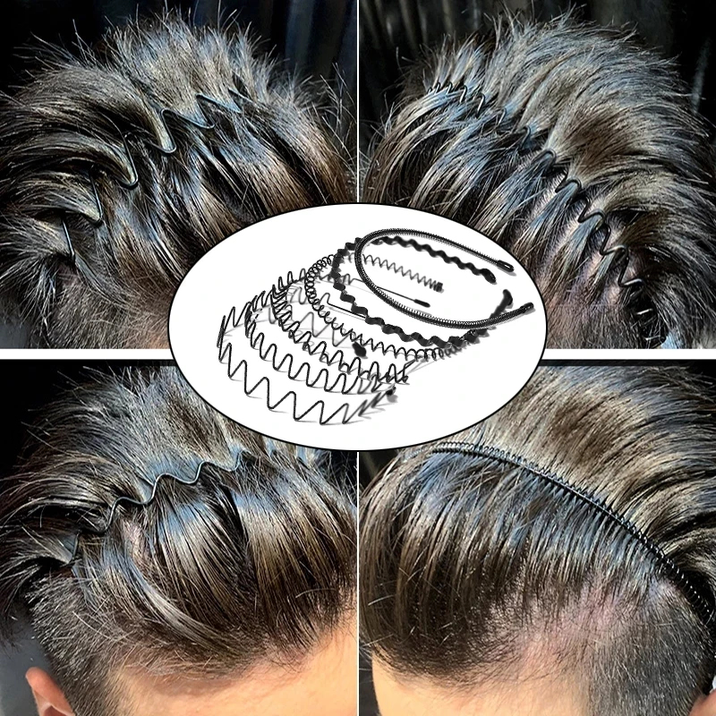 Unisex Metal Wavy Spring Hair  - Ring Toss Outdoor ulasan dan harga