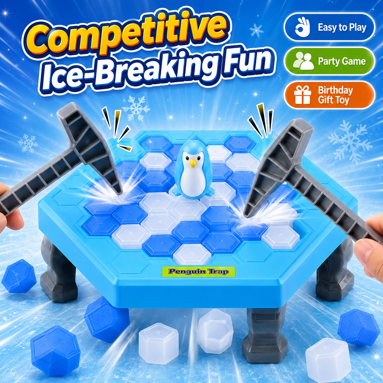 Penguin Breaking Ice Table Gam - Party Games Juego ulasan dan harga