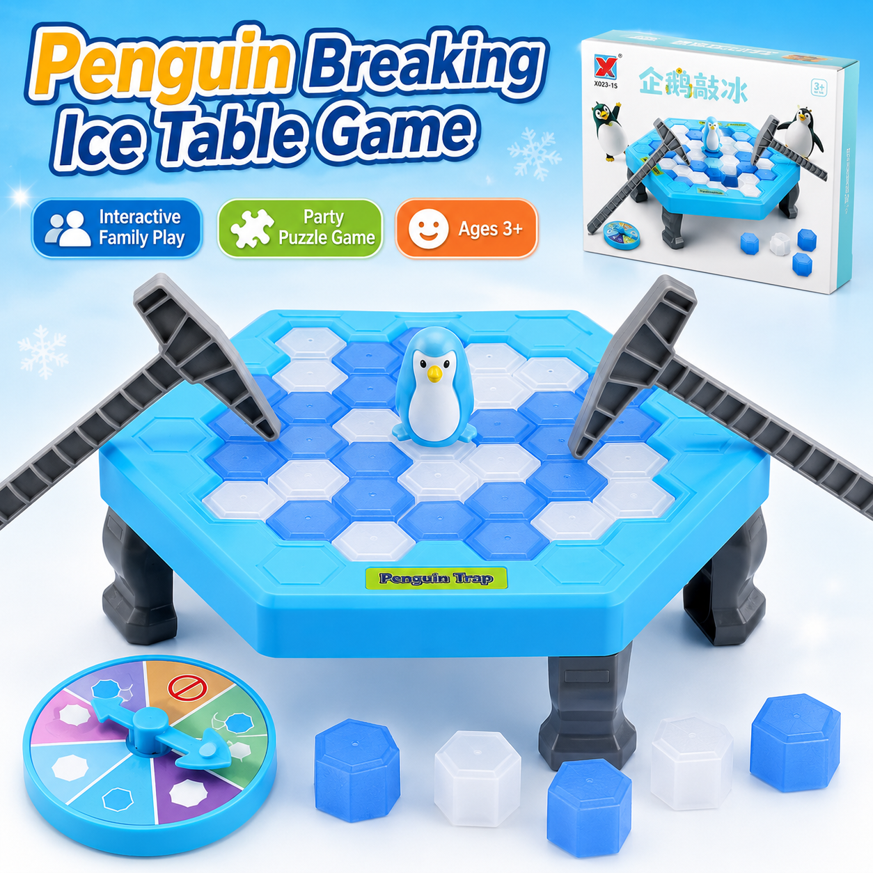 Penguin Breaking Ice Table Gam - Party Games Juego ulasan dan harga