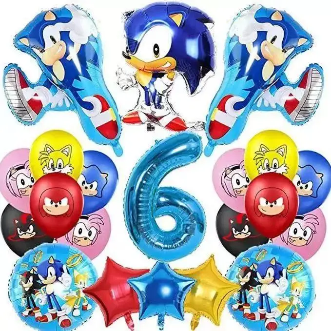 Cartoon Blue Flashing the Hedg - Party Games Kids Birthday ulasan dan harga