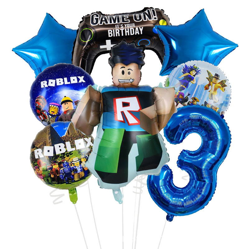Cartoon Game Roblox Set Boy Ba - Party Games Kids Birthday ulasan dan harga