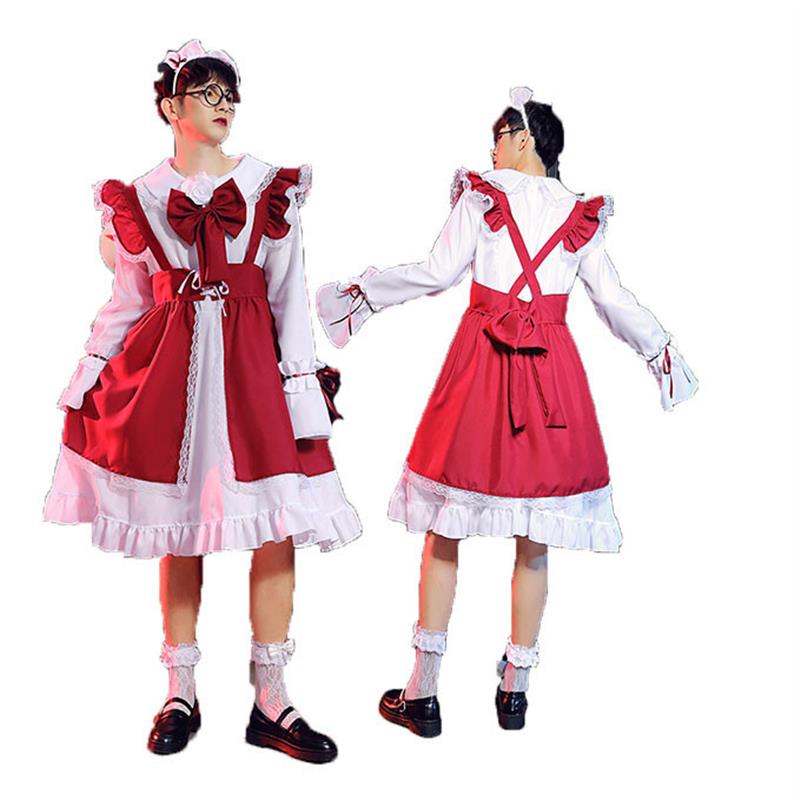 Comical Male Maid Skirt Costum - Party Games Crossplay ulasan dan harga
