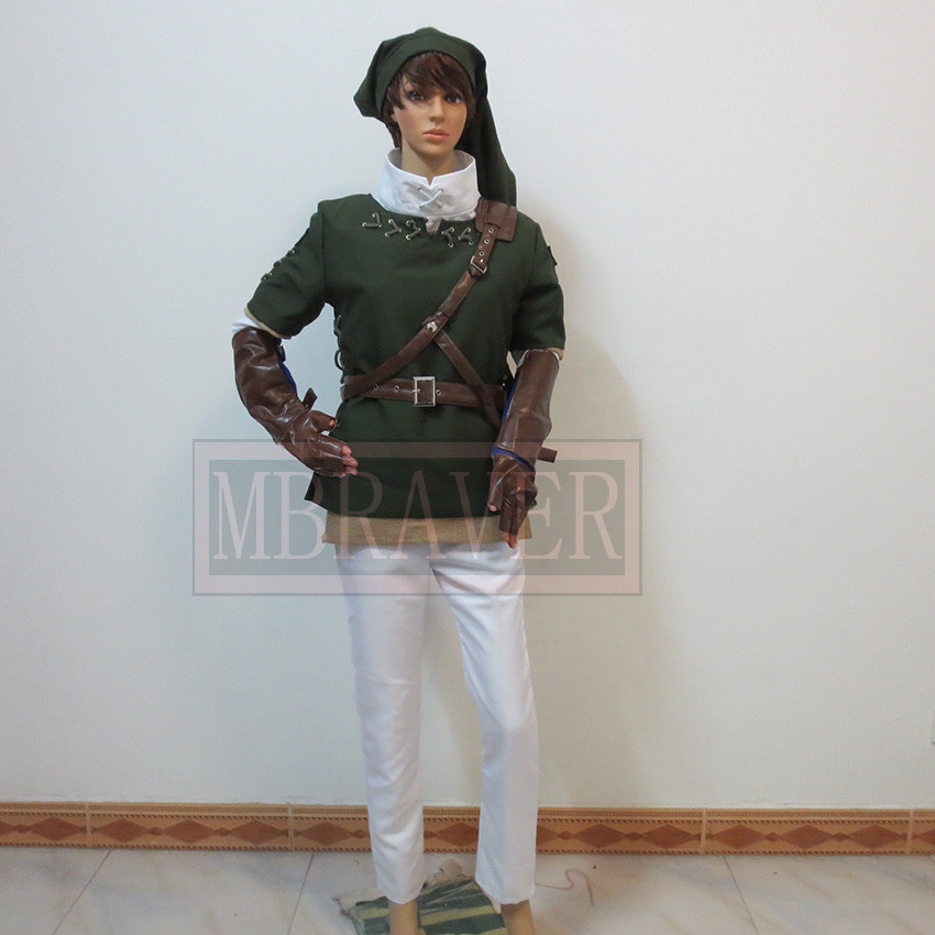 Zelda Link Cosplay Costume Hal - Zelda Party Games ulasan dan harga