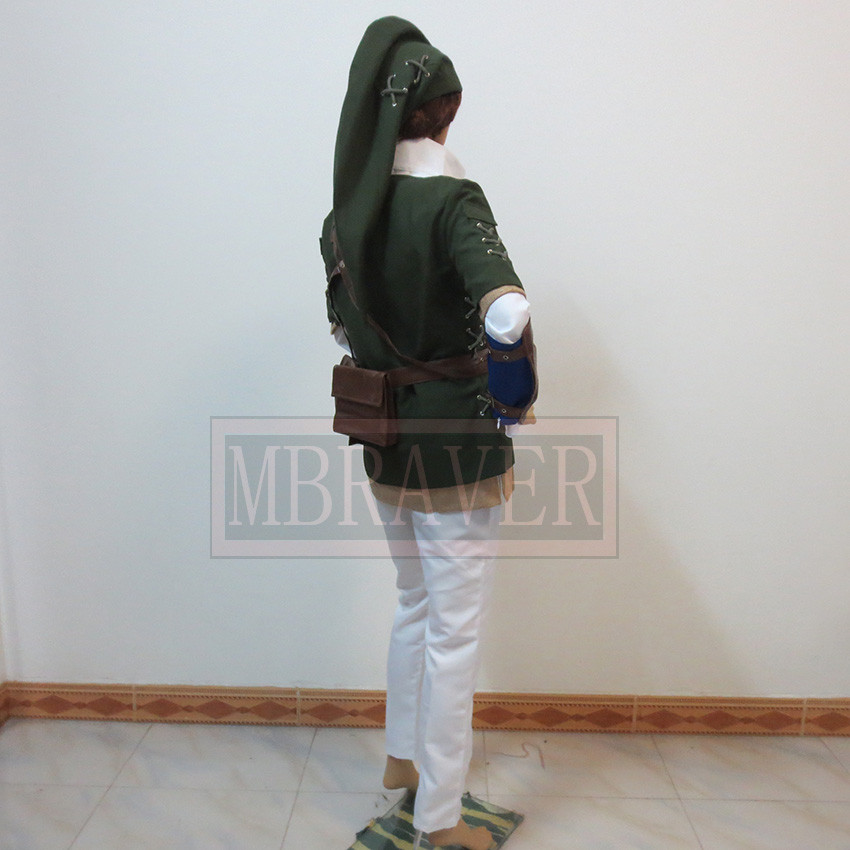 Zelda Link Cosplay Costume Hal - Zelda Party Games ulasan dan harga