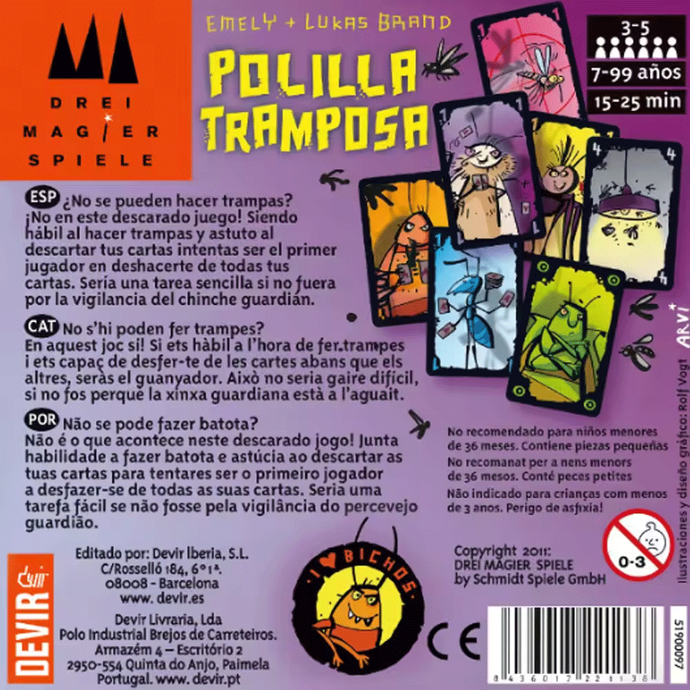 Polilla Tramposa Board Games T - Party Games Juego ulasan dan harga
