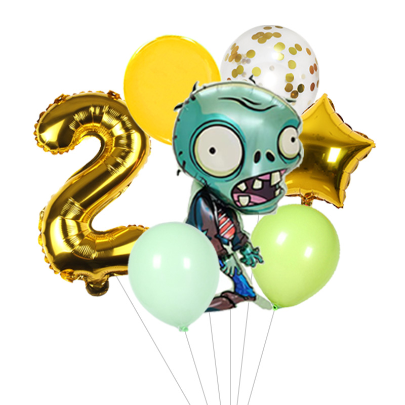 Plants vs Zombies Foil & Latex - Party Games Bunny ulasan dan harga