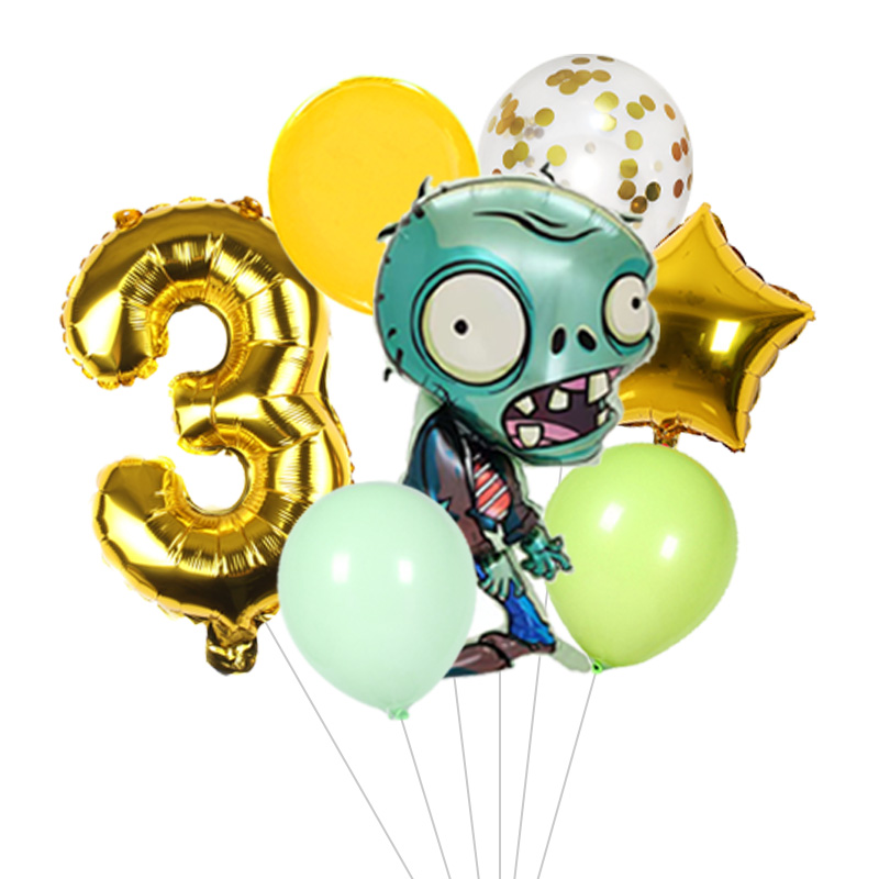 Plants vs Zombies Foil & Latex - Party Games Bunny ulasan dan harga