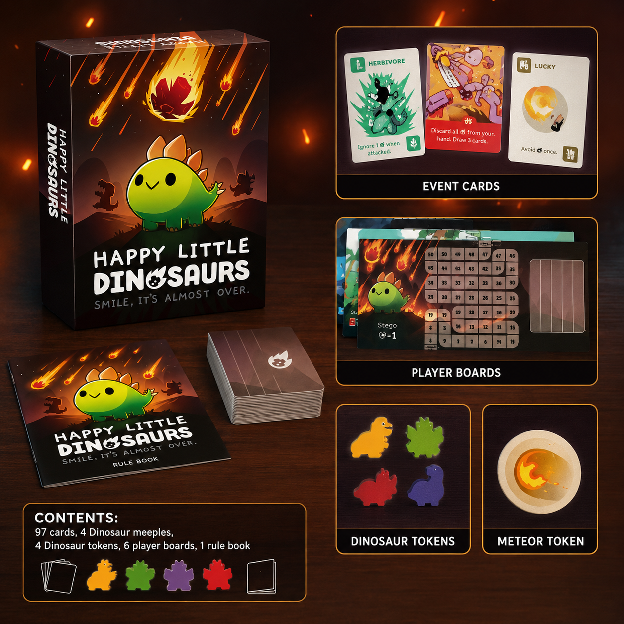 Happy Little Dinosaurs Cute Su - Party Games Kids And Adults ulasan dan harga