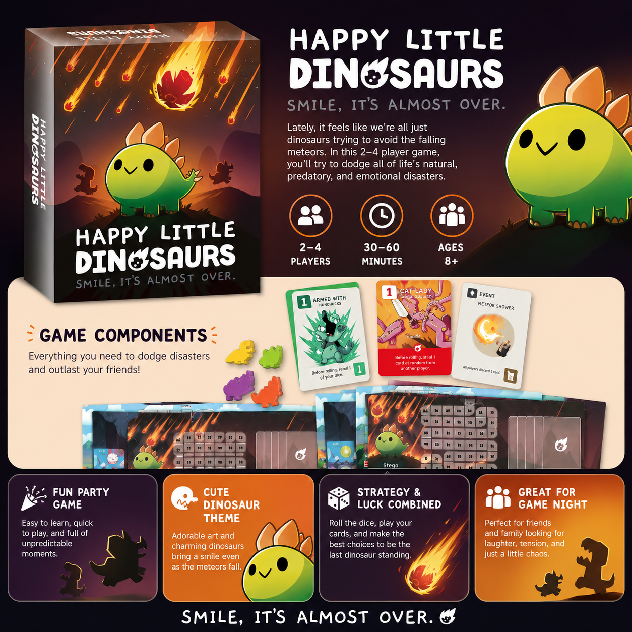 Happy Little Dinosaurs Cute Su - Party Games Kids And Adults ulasan dan harga