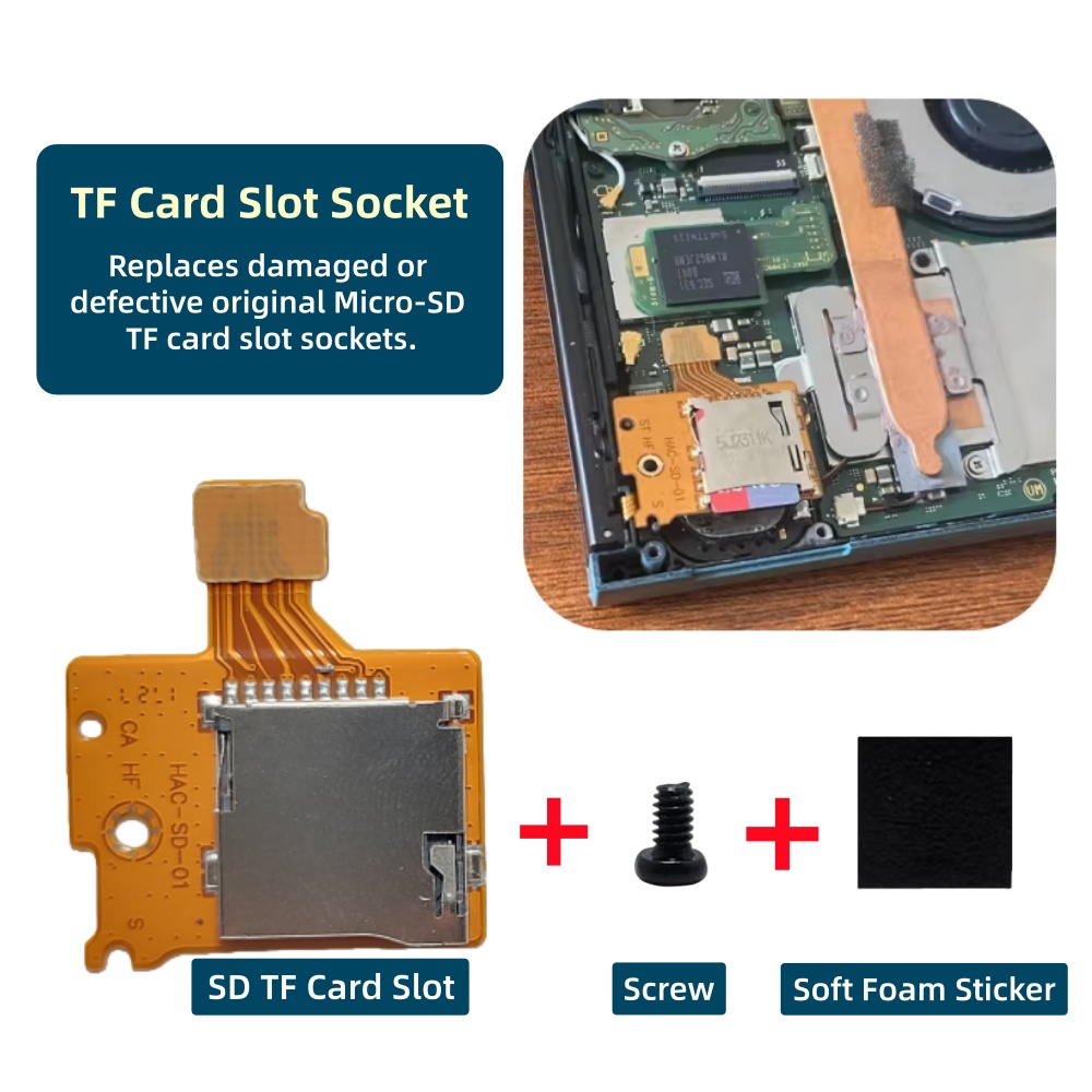 Replacement SD TF Card Slot So - Party Games Nintendo ulasan dan harga