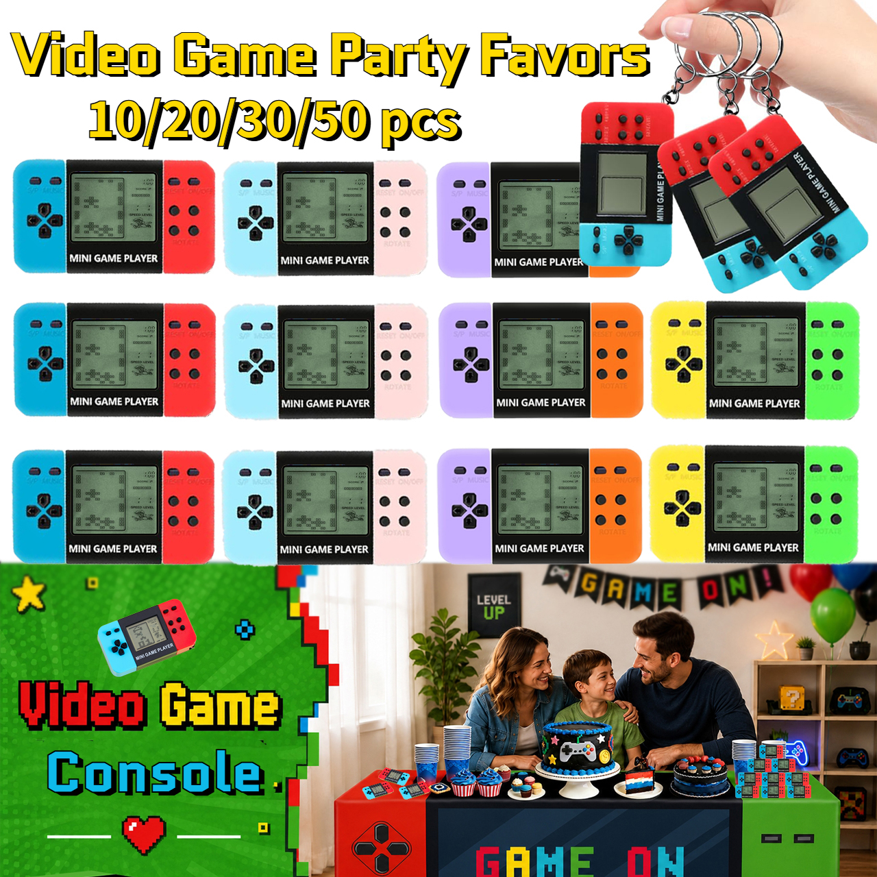 10-120pcs Kids Mini Handheld G - Party Games On Switch ulasan dan harga